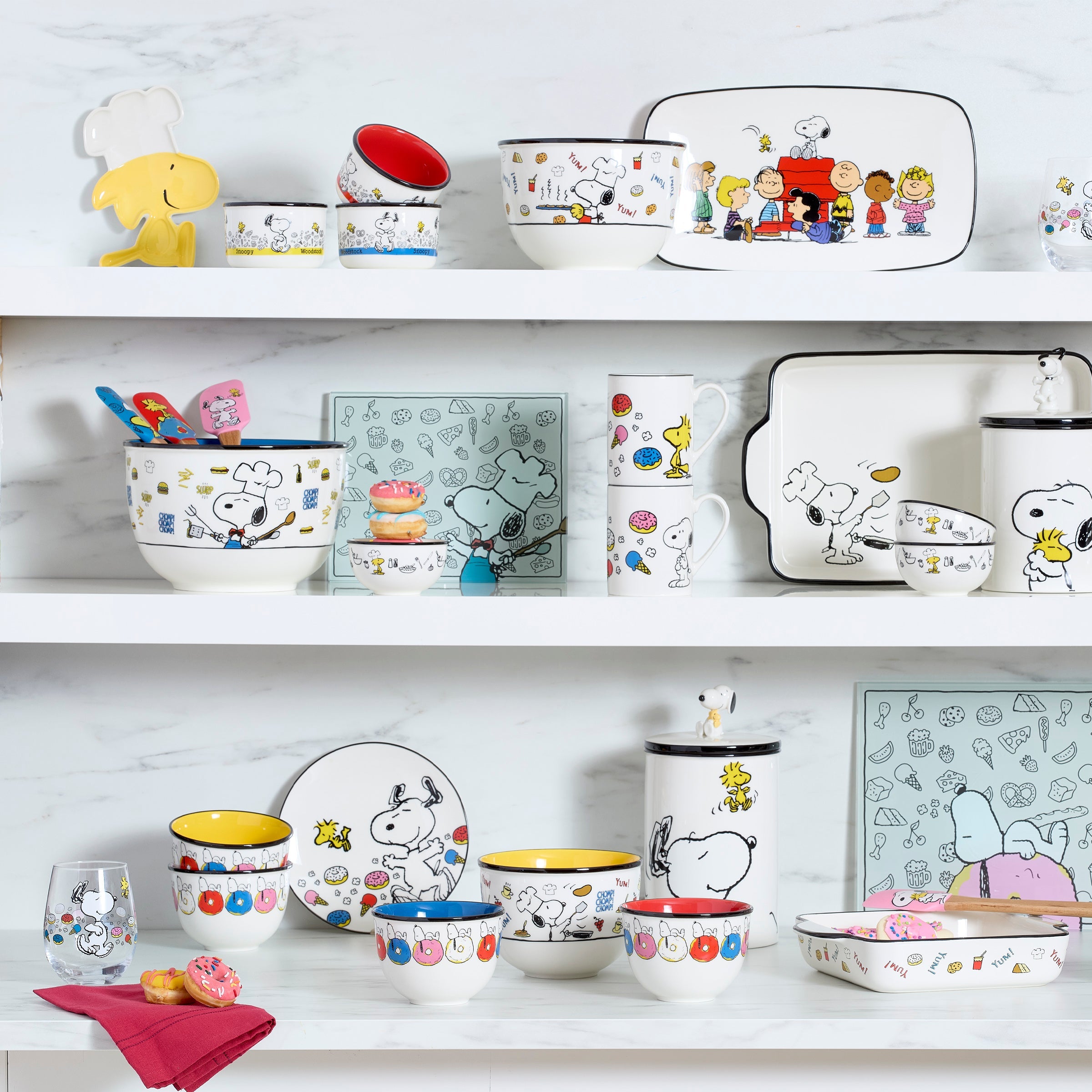 Cartoon Chef Dog Bowl Set, 3-Piece - Image 5