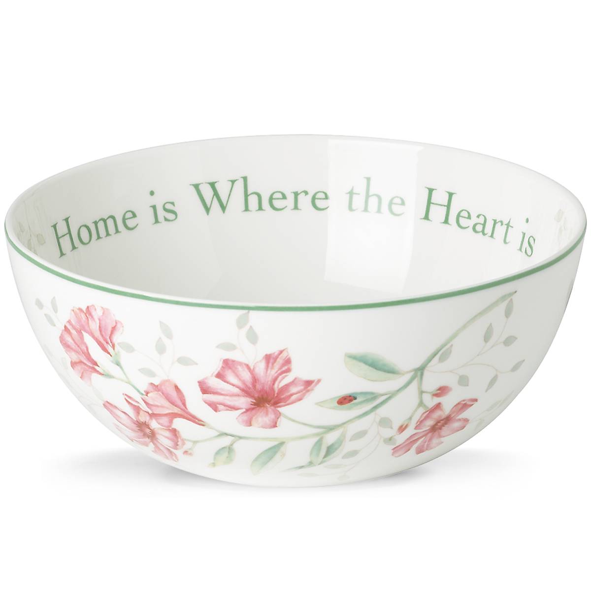 Inspirational Floral Porcelain Bowl - Image 3