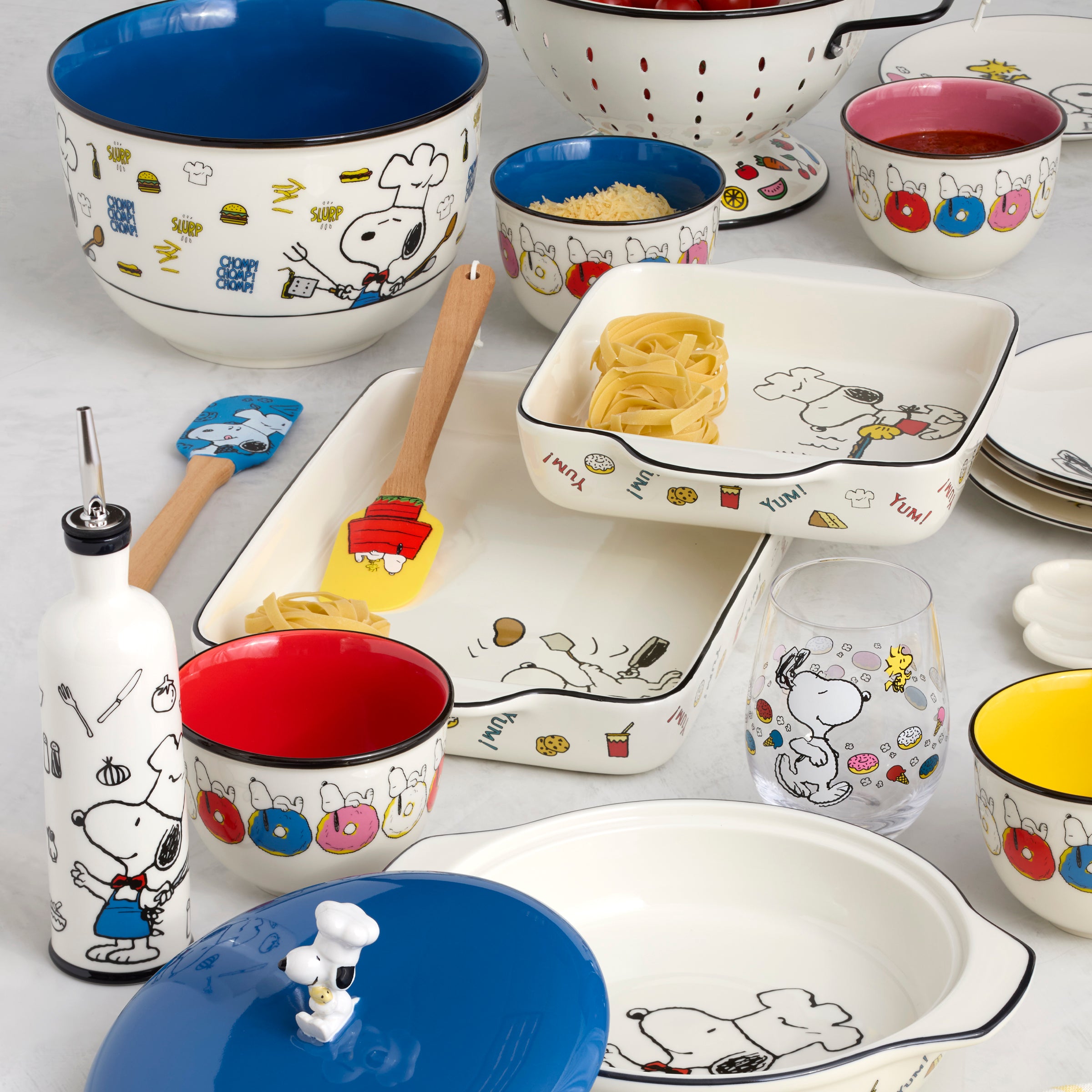 Cartoon Chef Dog Bowl Set, 3-Piece - Image 3