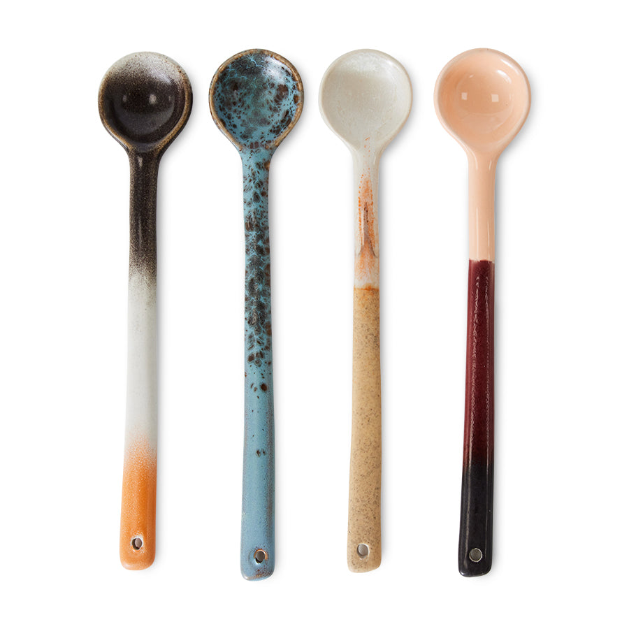 Long Stoneware Spoons - Set of 4 - Image 2